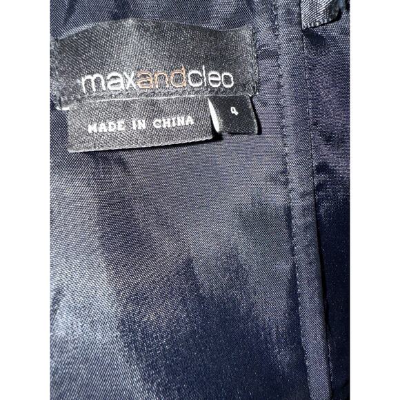 Max And Cleo Dress Women's Size 4 Strapless Sheath Above Knee Pencil Black Party - Picture 11 of 11